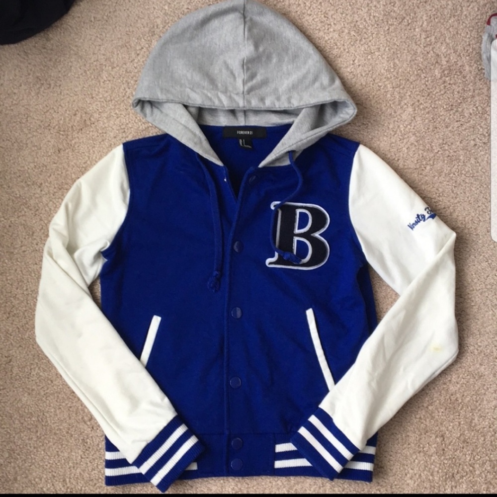 Forever 21 button up hoodie